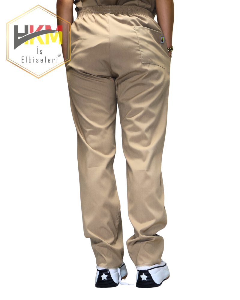 Bej Likralı Kadın Cerrahi Takım Bej Likralı Kadın Cerrahi Takım