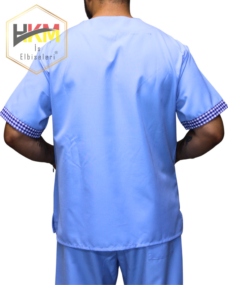 Mavi-Kareli Alpaka Erkek Takım Mavi-Kareli Alpaka Erkek Takım