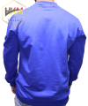 Sıfır Yaka Erkek Sweatshirt Saksmavi