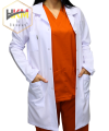 Uzun Boy Klasik Yaka Kadın Doktor Önlüğü Uzun Boy Klasik Yaka Kadın Doktor Önlüğü
