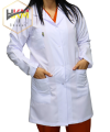 Uzun Boy Klasik Yaka Kadın Doktor Önlüğü Uzun Boy Klasik Yaka Kadın Doktor Önlüğü
