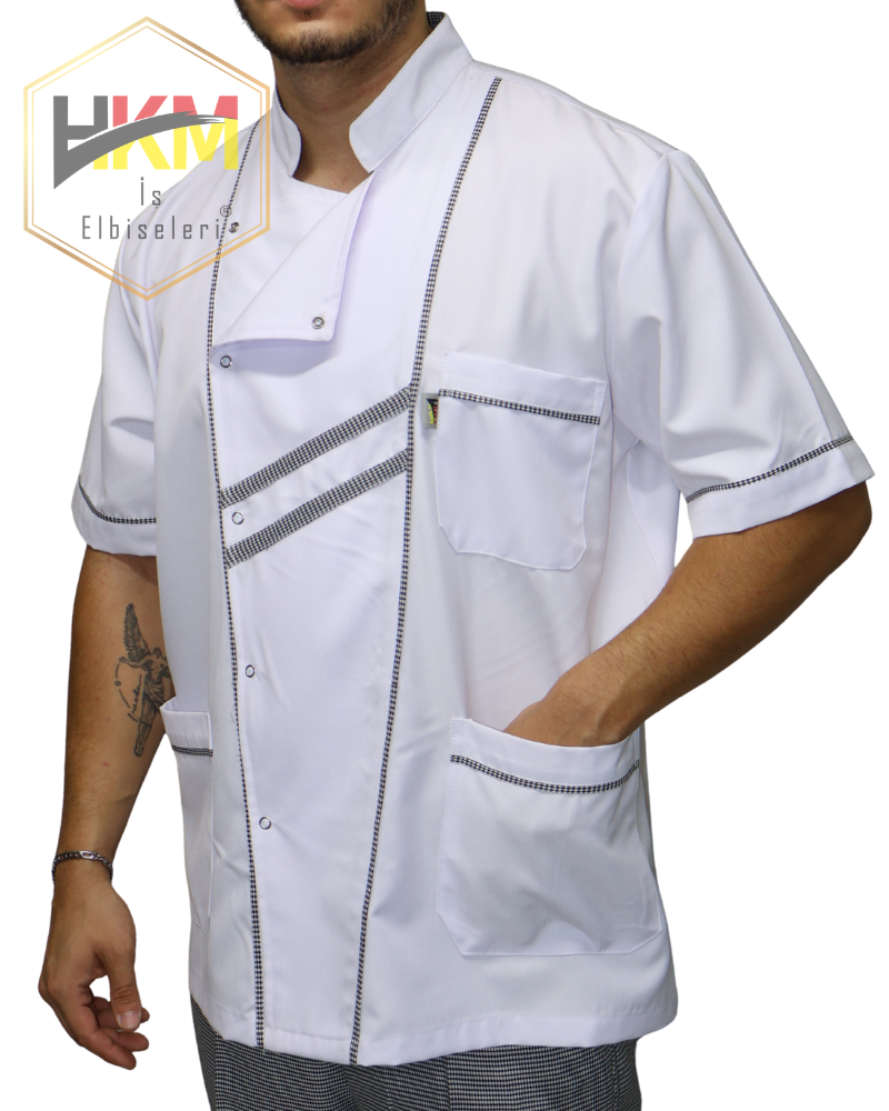 Hakim Yaka Gömlek ve Bel Kemerli Pantolon