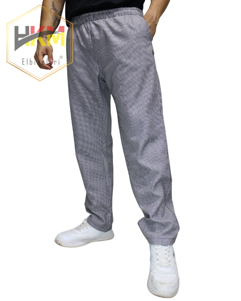 Hakim Yaka Gömlek ve Bel Lastikli Pantolon