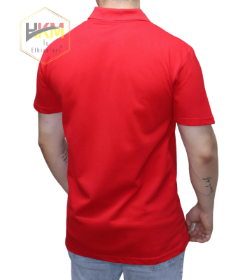 Polo Yaka T-Shirt Kırmızı