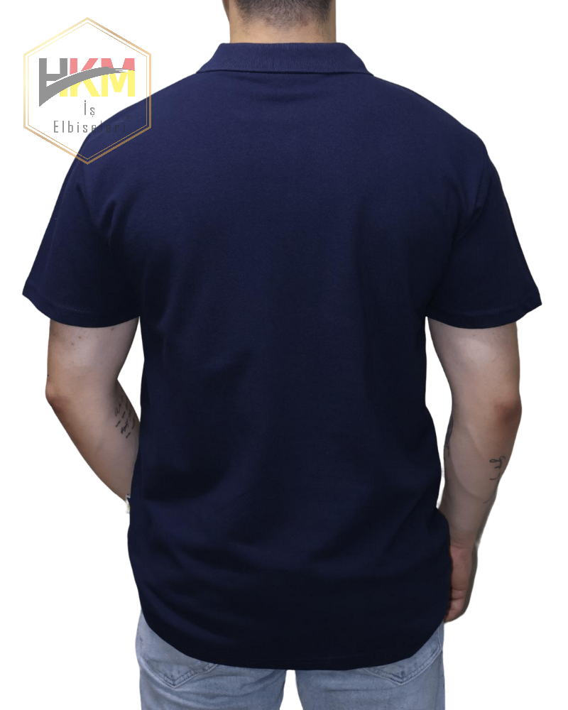 Polo Yaka T-Shirt Lacivert