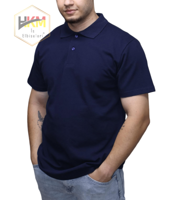 Polo Yaka T-Shirt Lacivert
