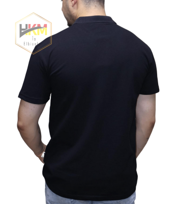 Polo Yaka T-Shirt Siyah